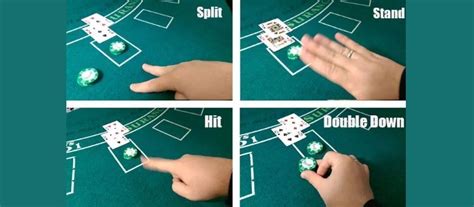 hand signals in blackjack|Blackjack Hand Signals Explained .